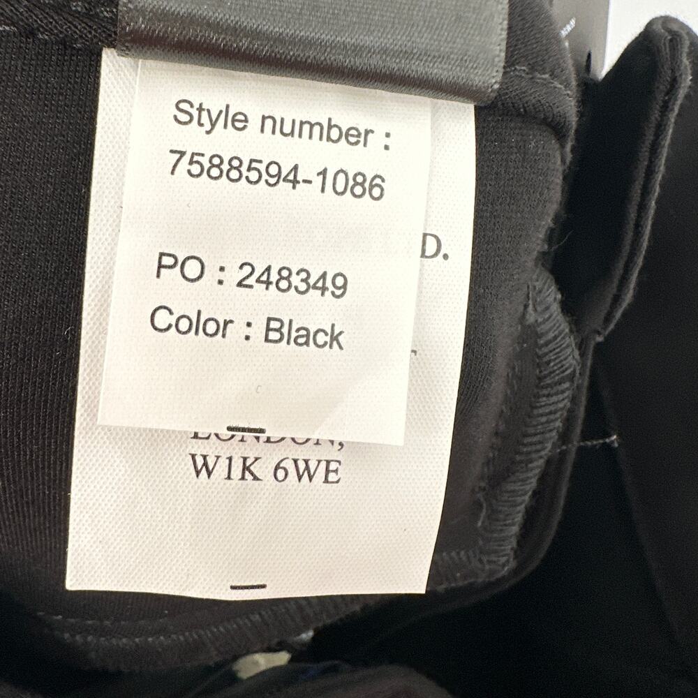 PAIGE NWT Winona Split Front Flare Pant in Black // 00 - Picture 12 of 12